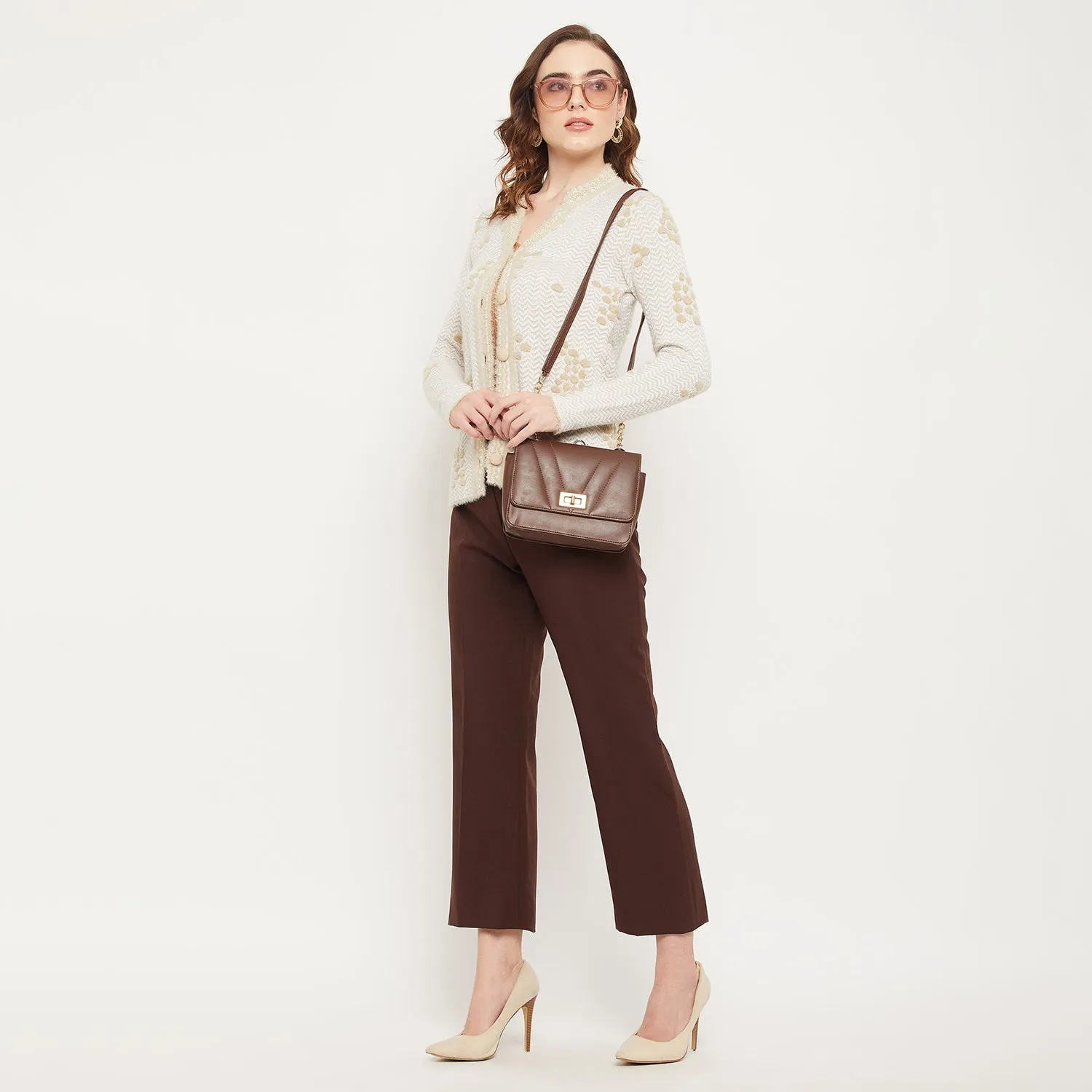 Duke Stardust Women Self Design Cardigan (SDS1041)