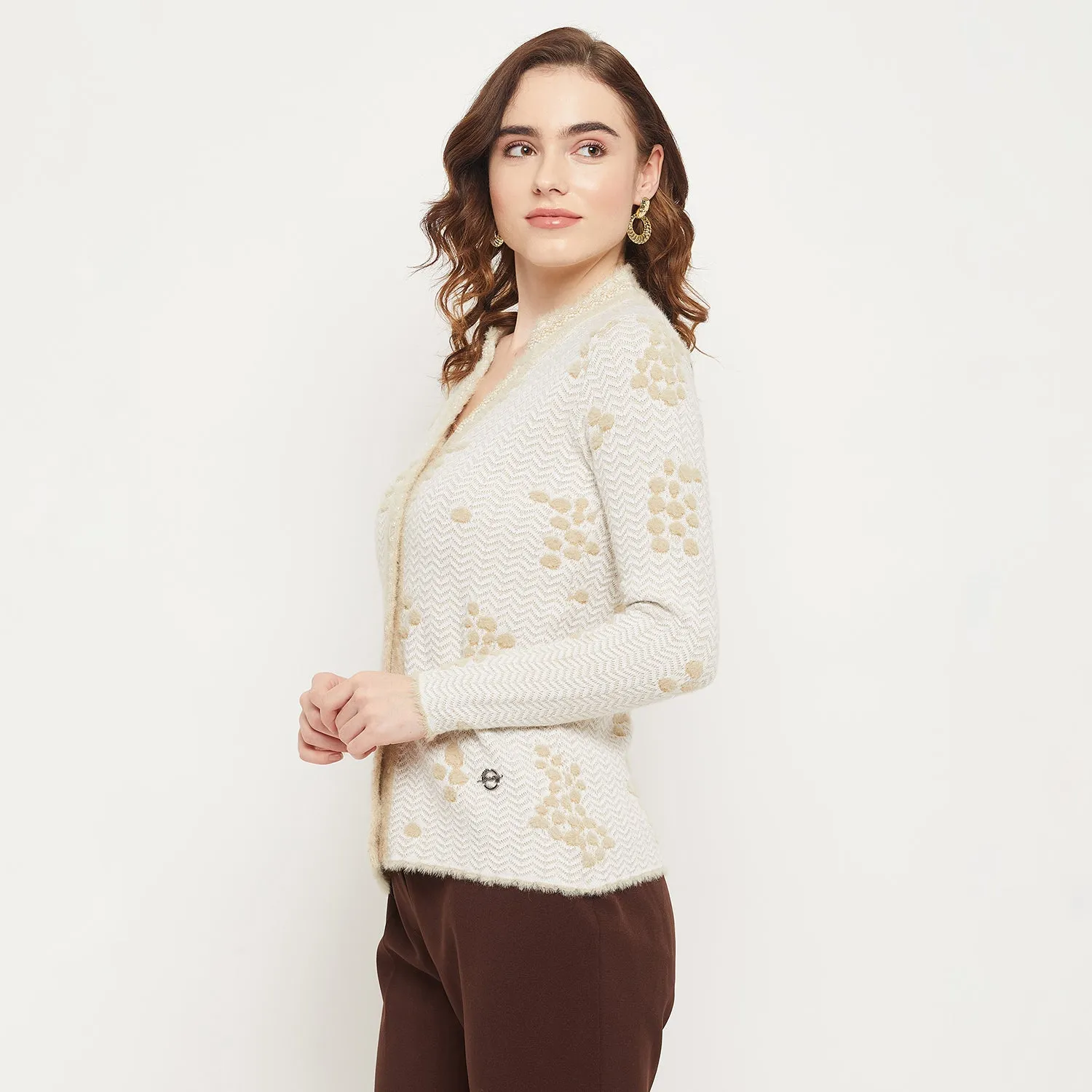 Duke Stardust Women Self Design Cardigan (SDS1041)
