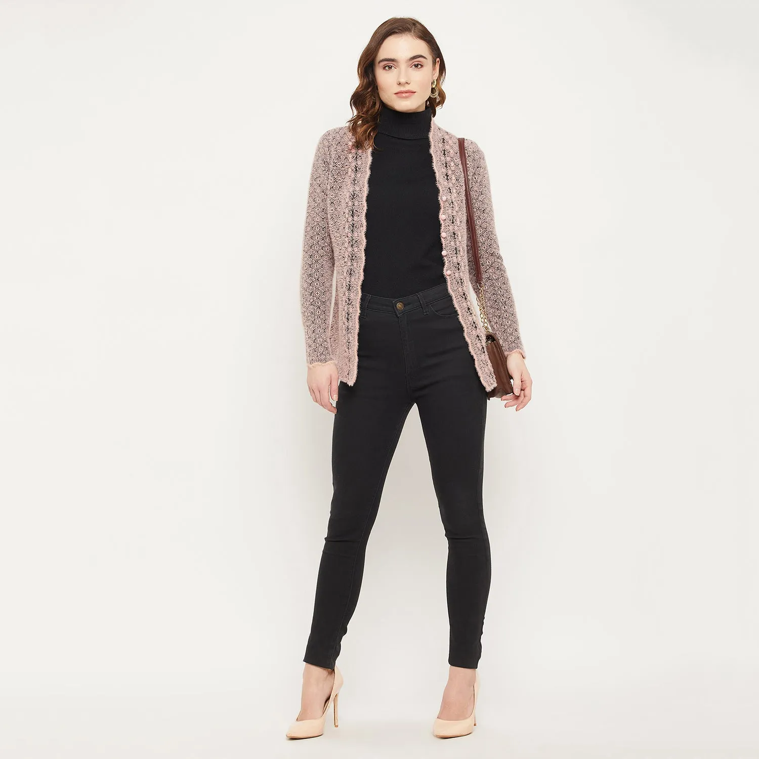 Duke Stardust Women Self Design Cardigan (SDS1064)