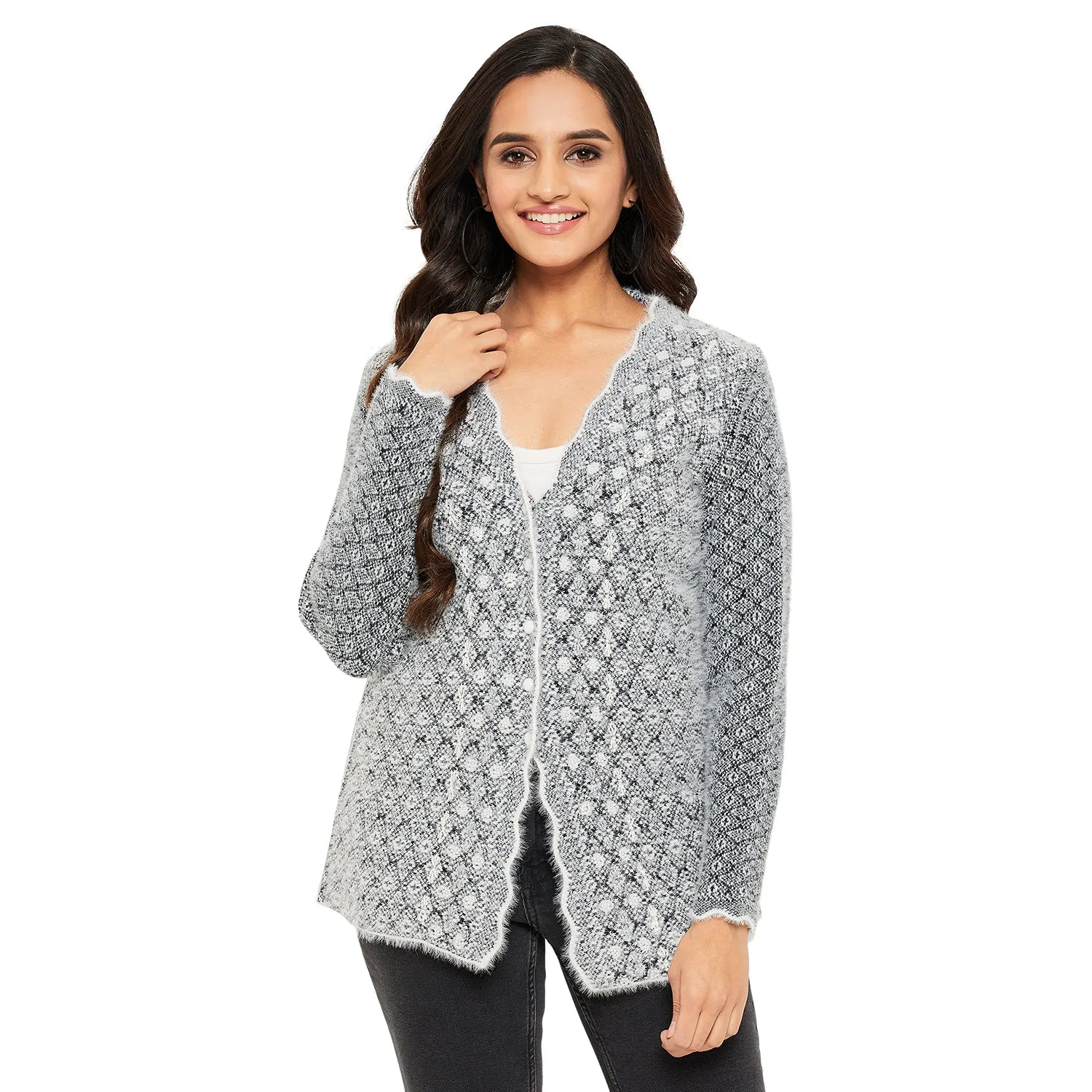 Duke Stardust Women Self Design Cardigan (SDS1064)