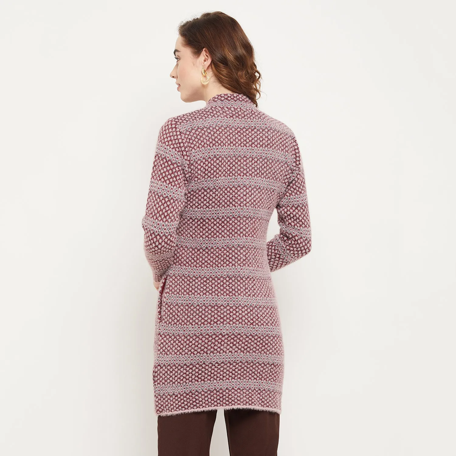 Duke Stardust Women Self Design Cardigan (SDS1095)