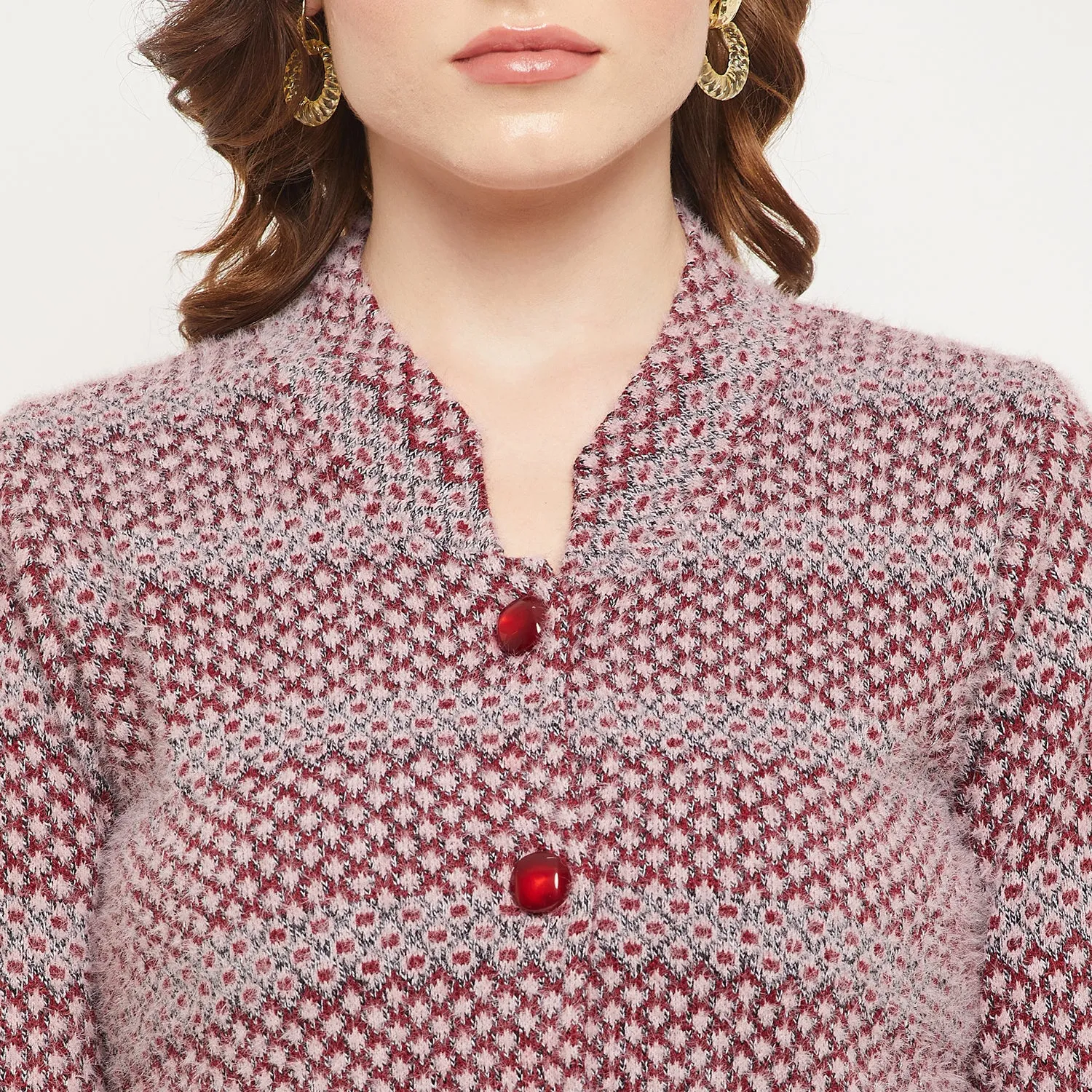Duke Stardust Women Self Design Cardigan (SDS1095)