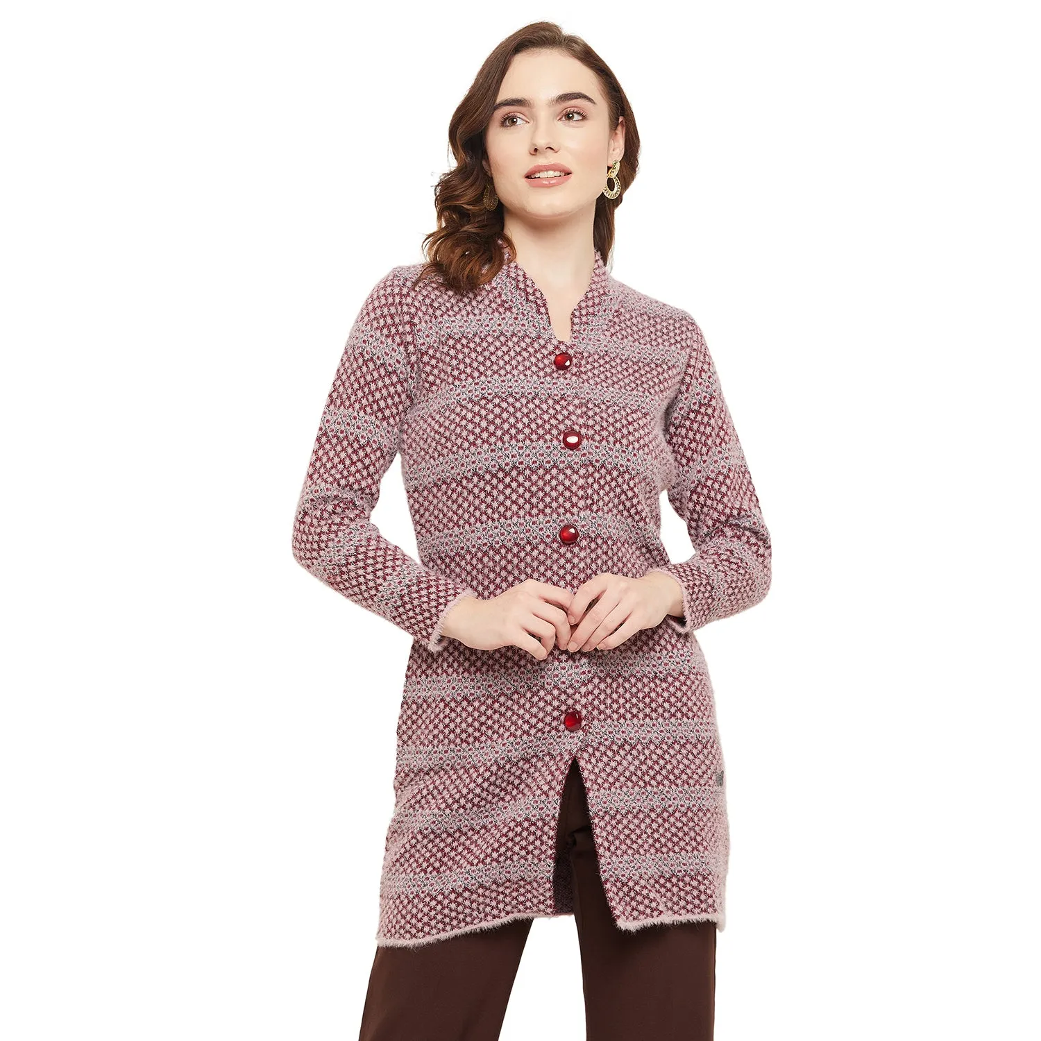 Duke Stardust Women Self Design Cardigan (SDS1095)