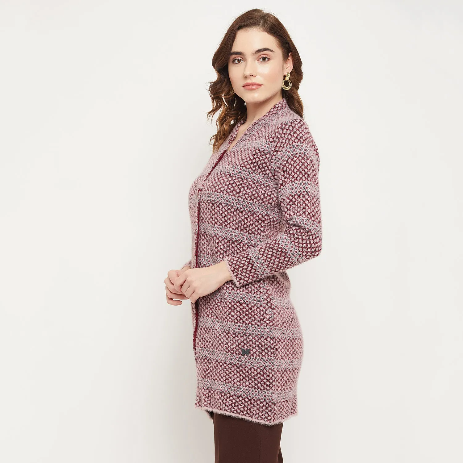 Duke Stardust Women Self Design Cardigan (SDS1095)
