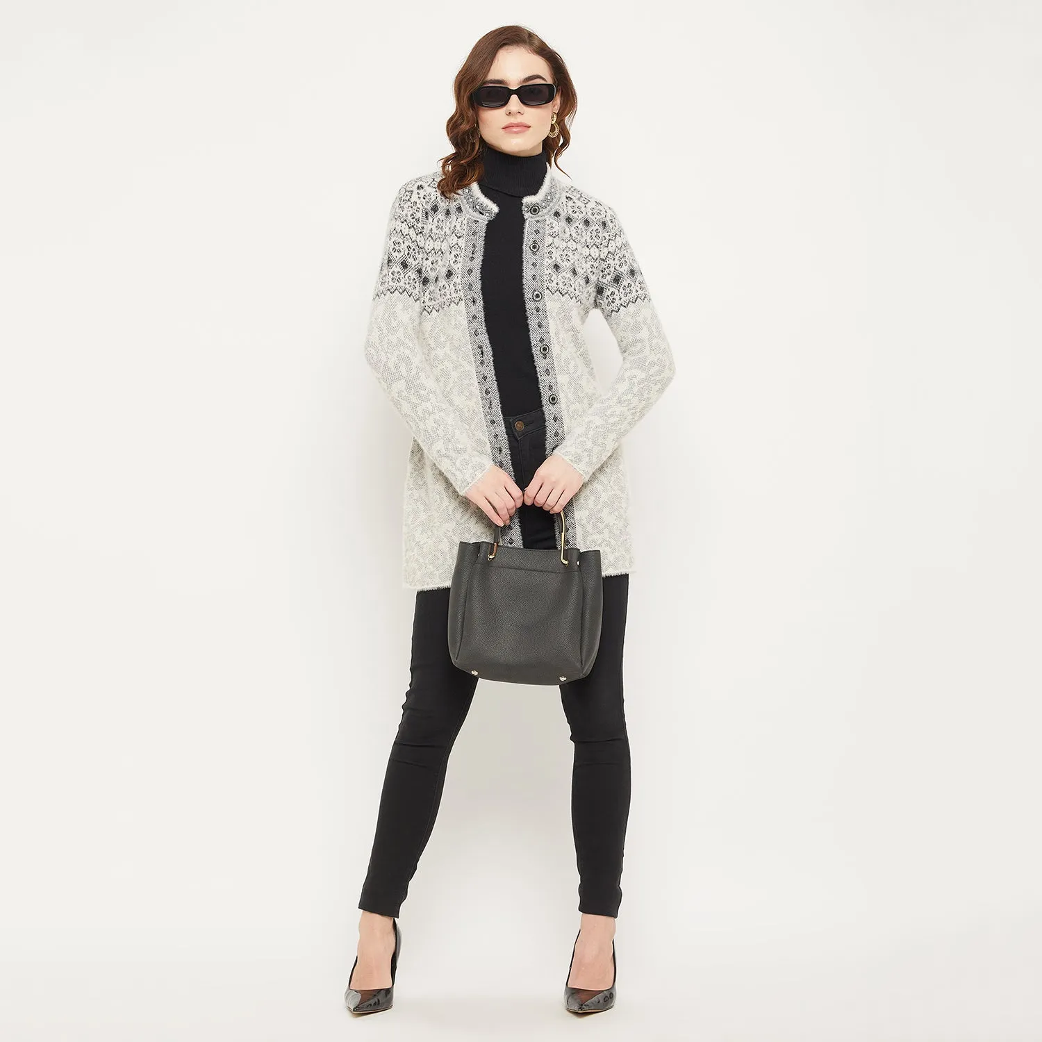 Duke Stardust Women Self Design Cardigan (SDS1106)