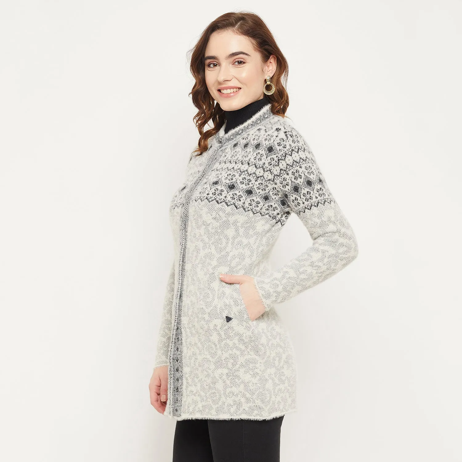Duke Stardust Women Self Design Cardigan (SDS1106)