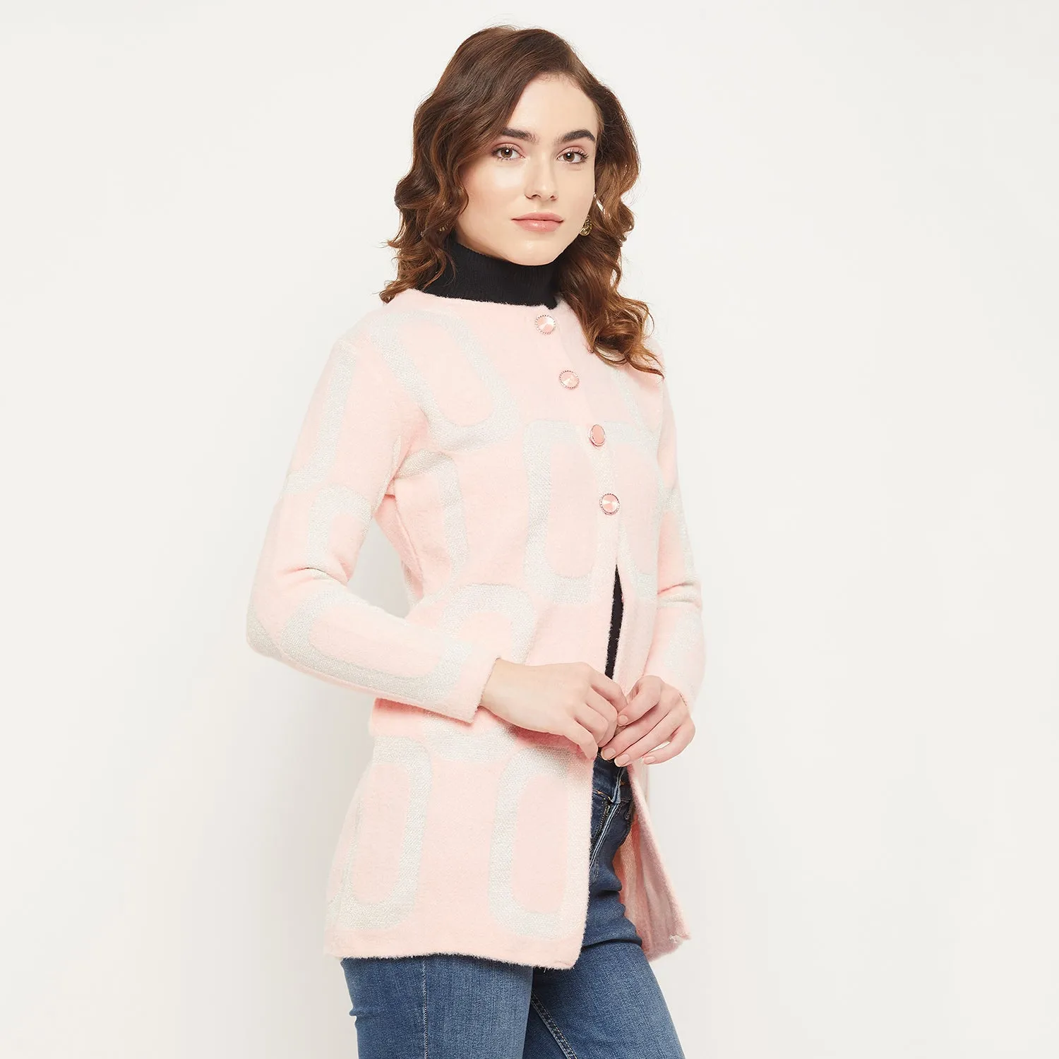 Duke Stardust Women Self Design Cardigan (SDS1109)