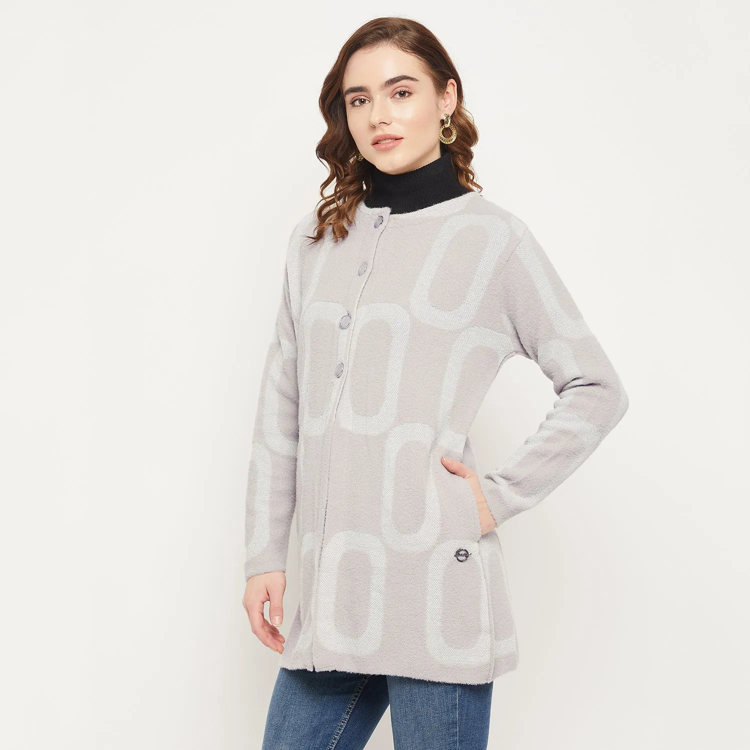 Duke Stardust Women Self Design Cardigan (SDS1109)