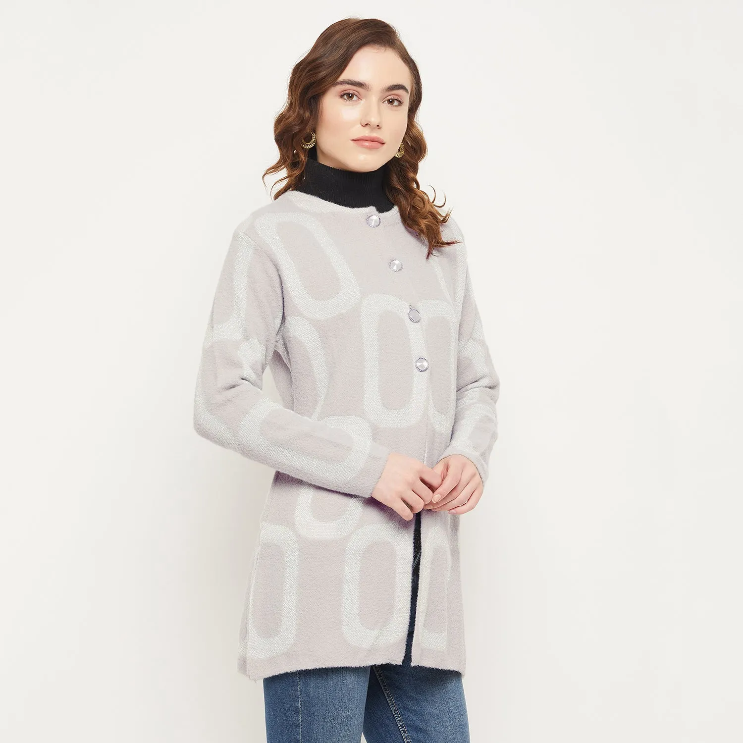 Duke Stardust Women Self Design Cardigan (SDS1109)