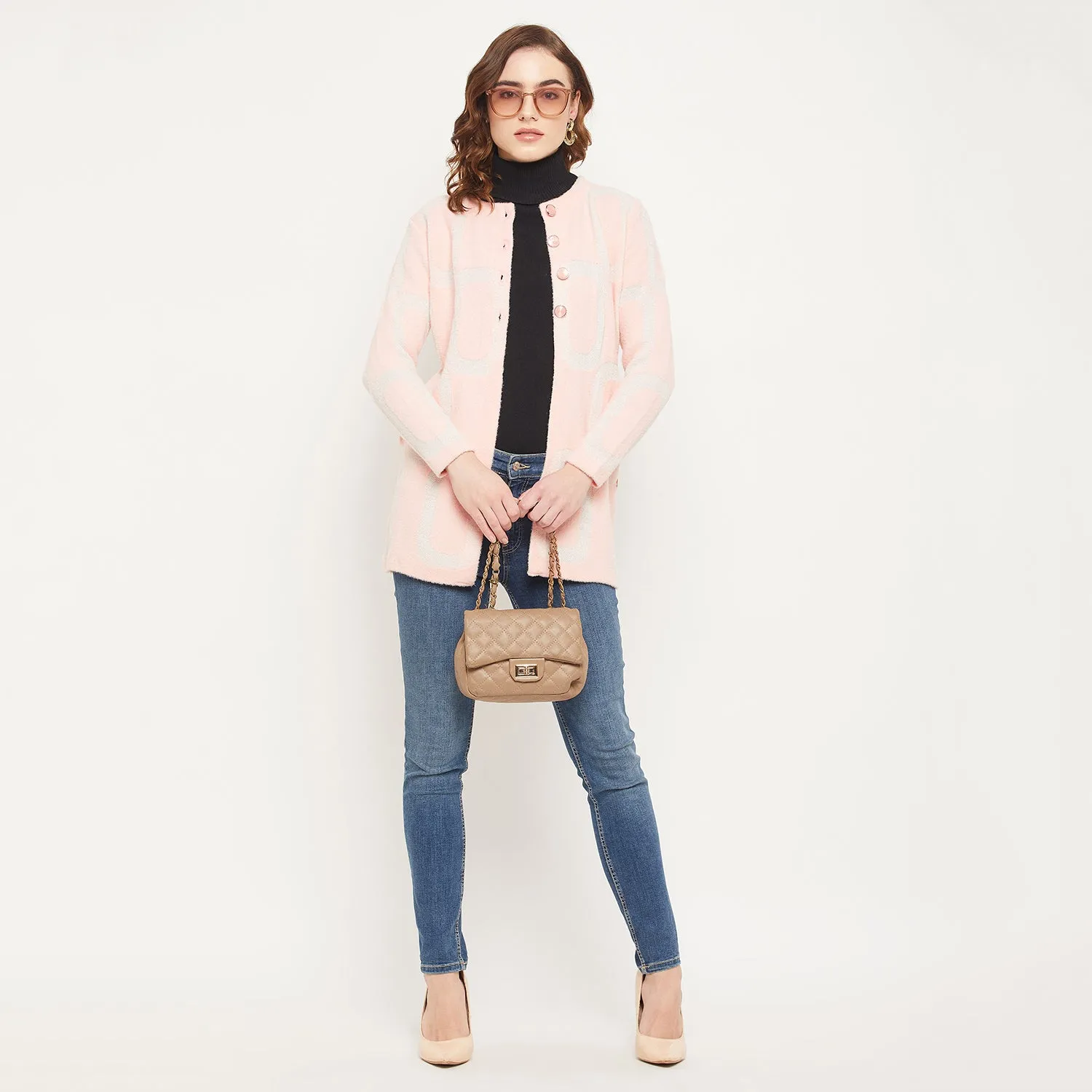 Duke Stardust Women Self Design Cardigan (SDS1109)