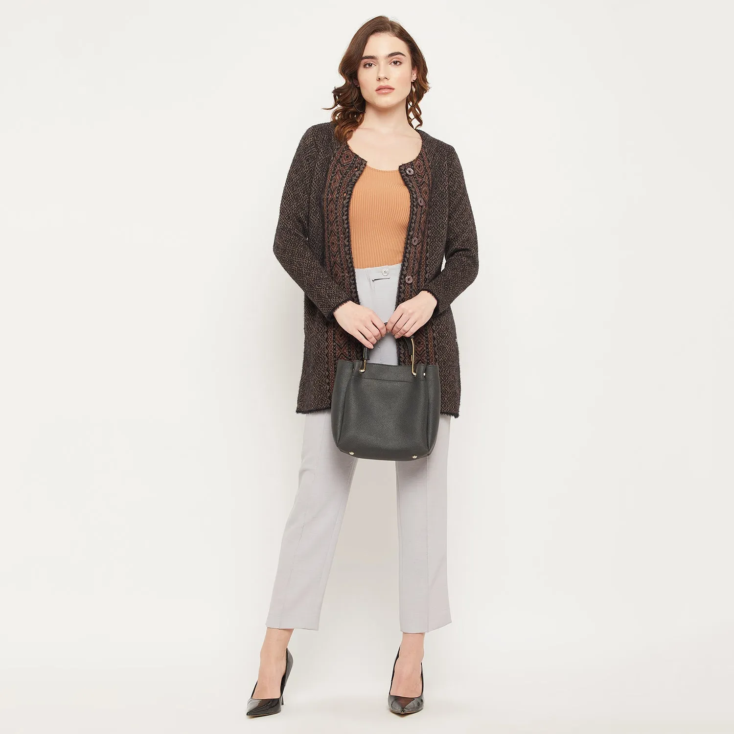 Duke Stardust Women Self Design Cardigan (SDS1110)