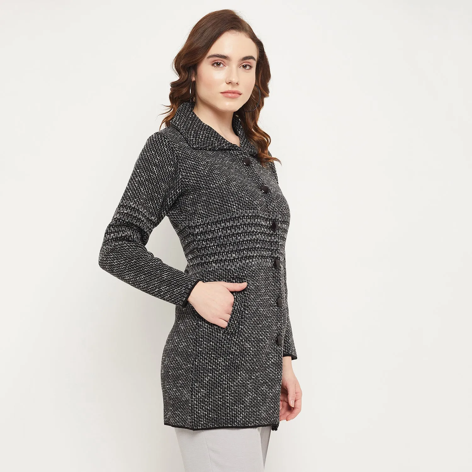 Duke Stardust Women Self Design Cardigan (SDS1112)