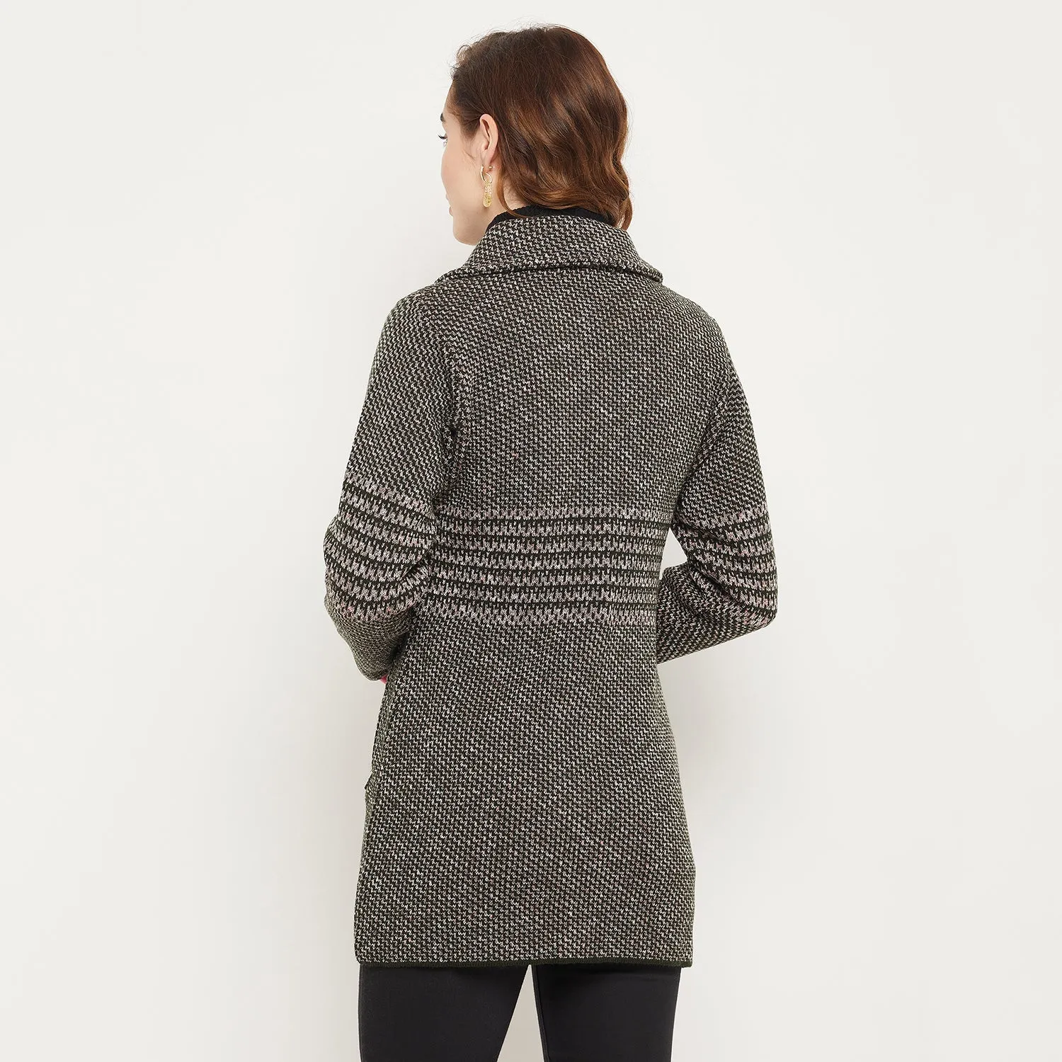 Duke Stardust Women Self Design Cardigan (SDS1112)