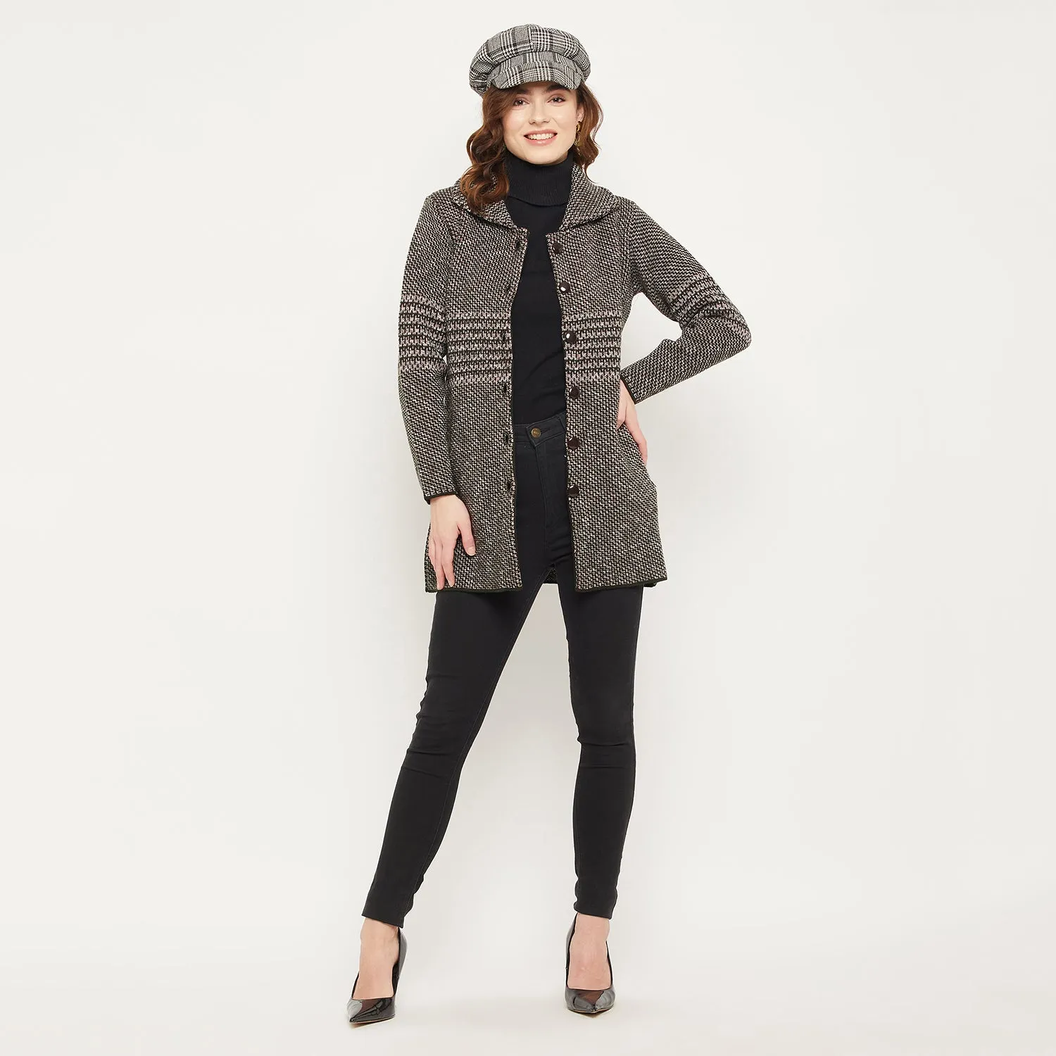 Duke Stardust Women Self Design Cardigan (SDS1112)
