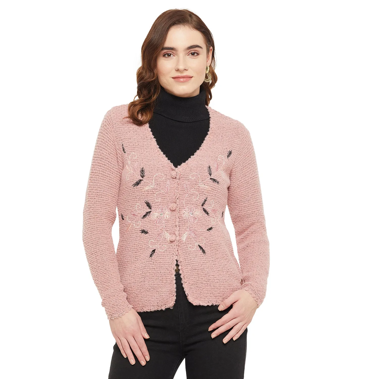 Duke Stardust Women Self Design Cardigan (SDS9733)