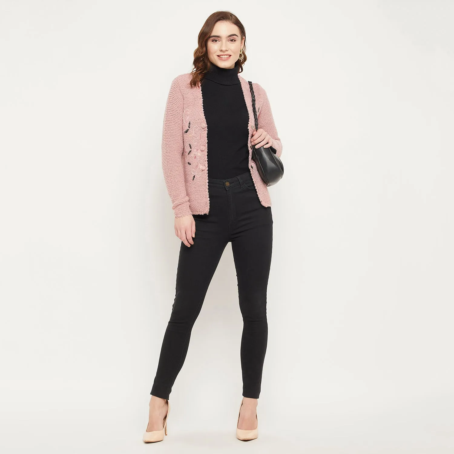 Duke Stardust Women Self Design Cardigan (SDS9733)