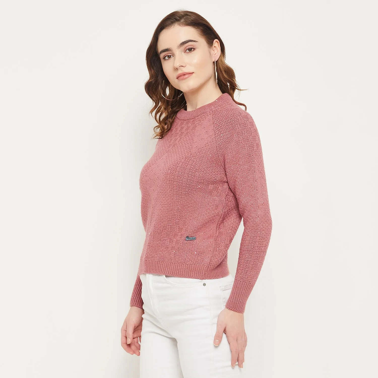 Duke Stardust Women Solid Pullover (SDS993)