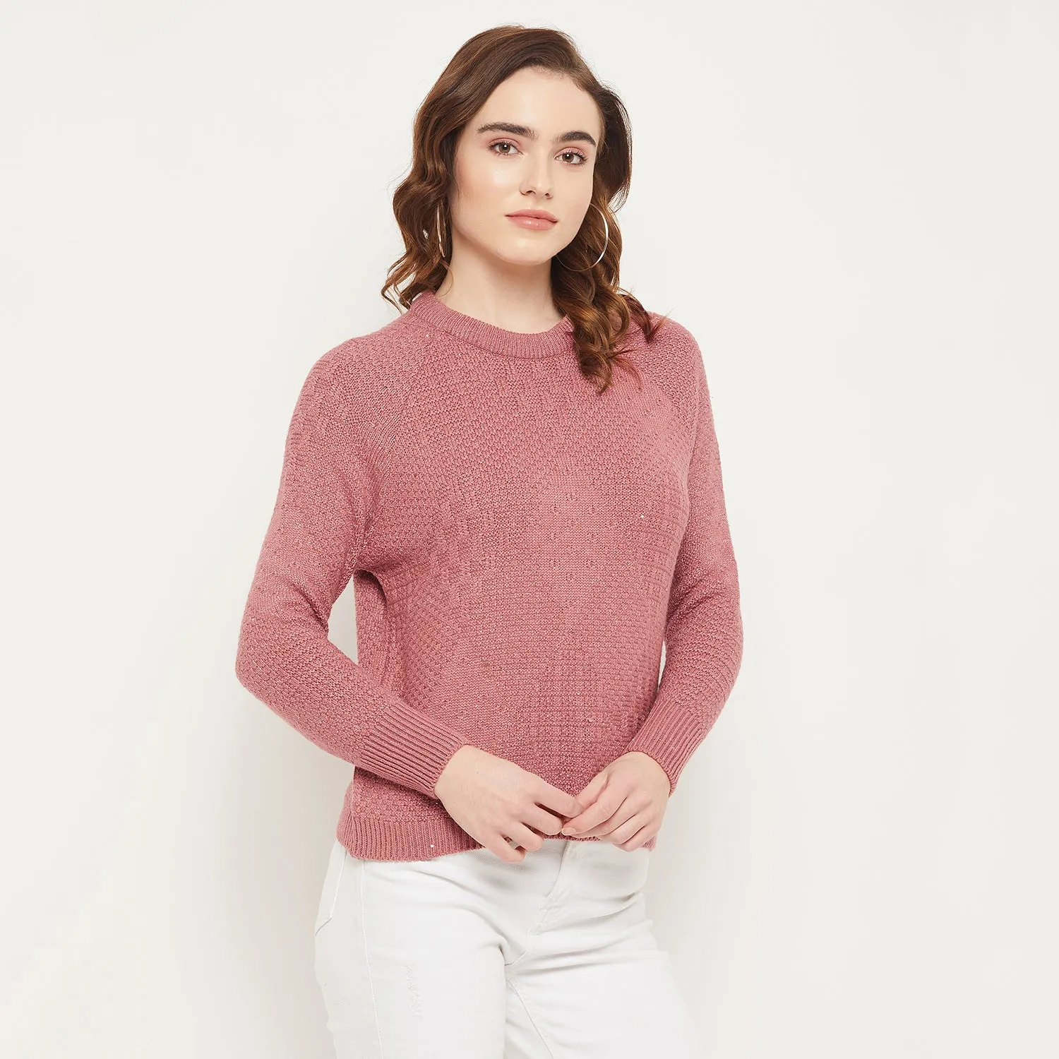 Duke Stardust Women Solid Pullover (SDS993)