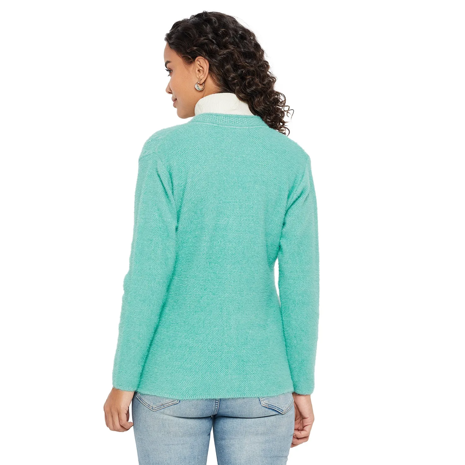 Duke Stardust Women V Neck Cardigan  (SDS9725)