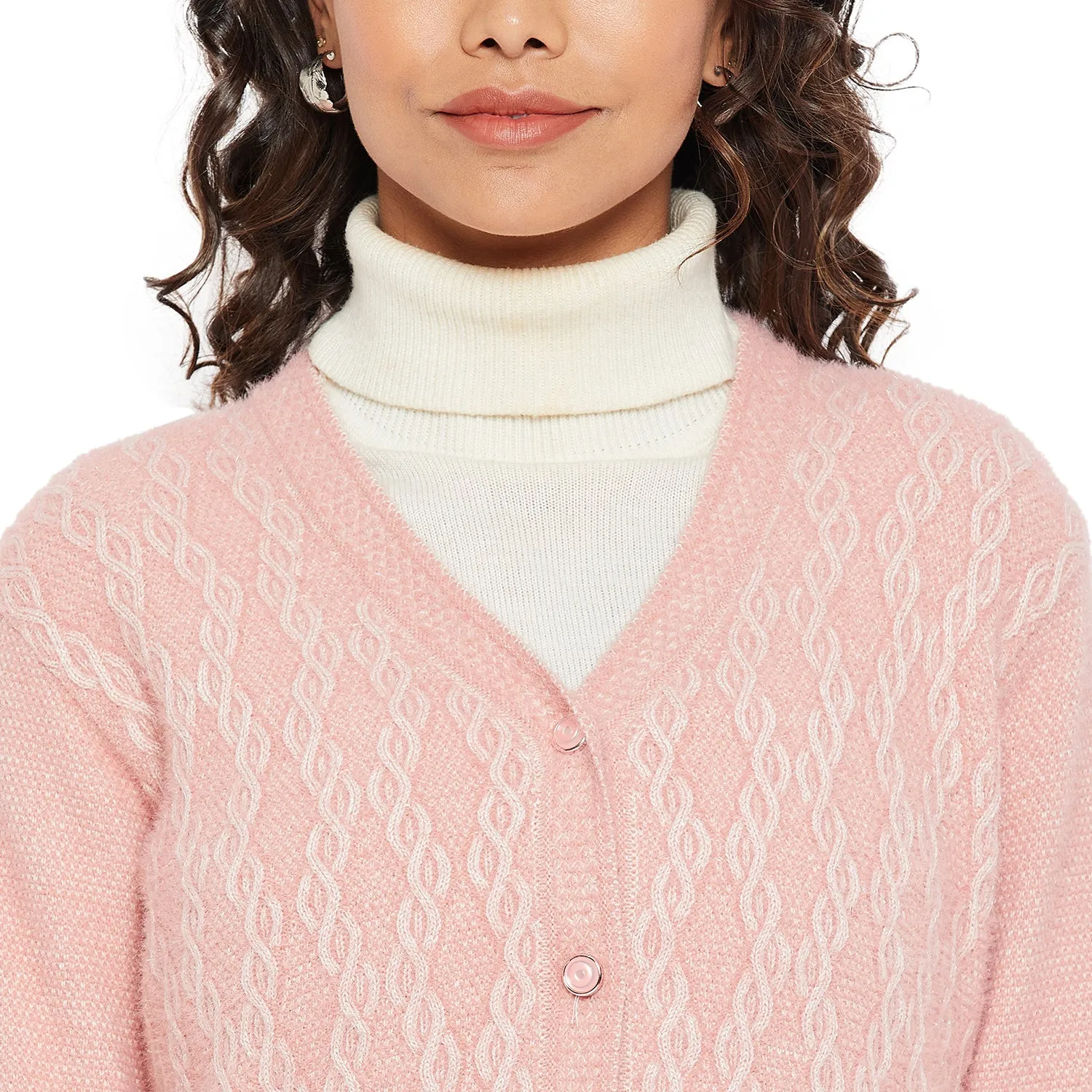 Duke Stardust Women V Neck Cardigan  (SDS9725)
