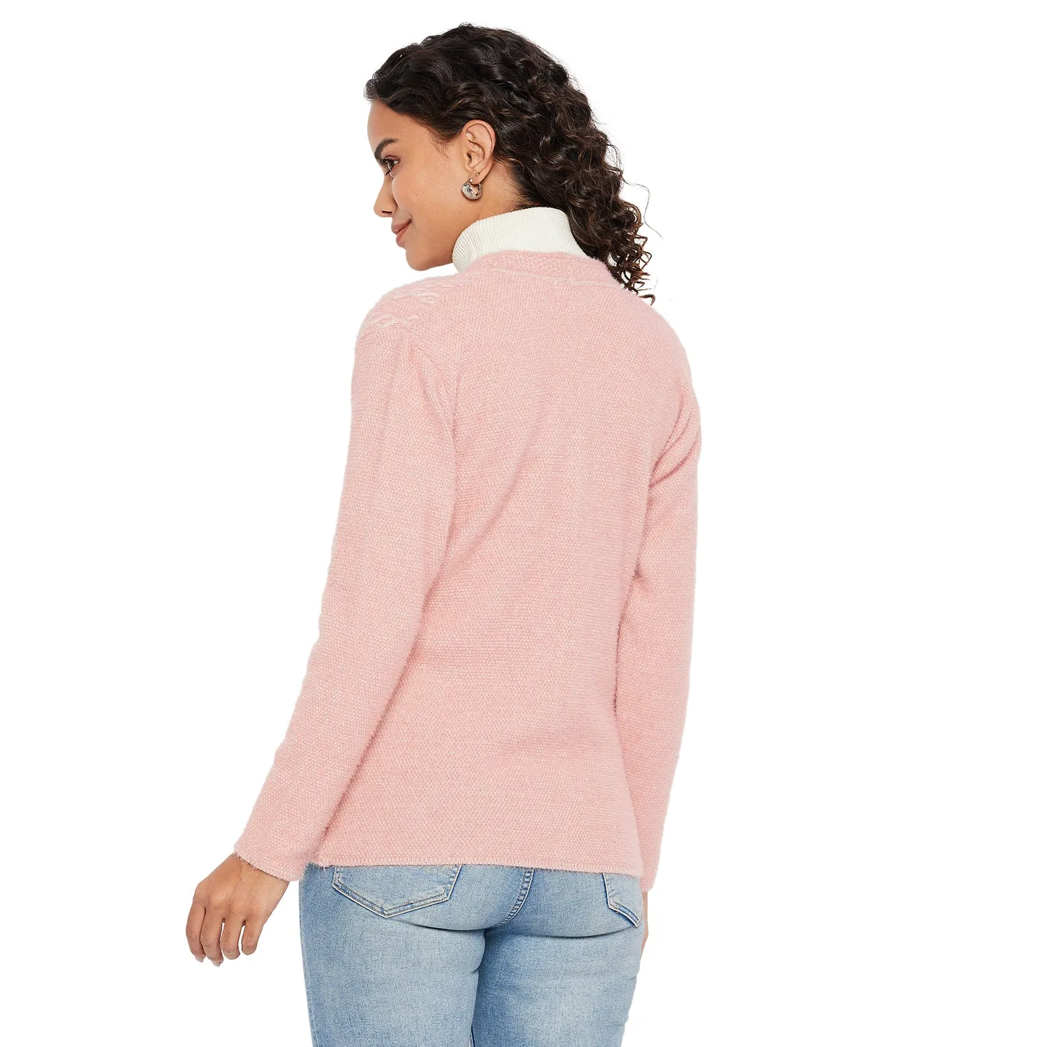 Duke Stardust Women V Neck Cardigan  (SDS9725)