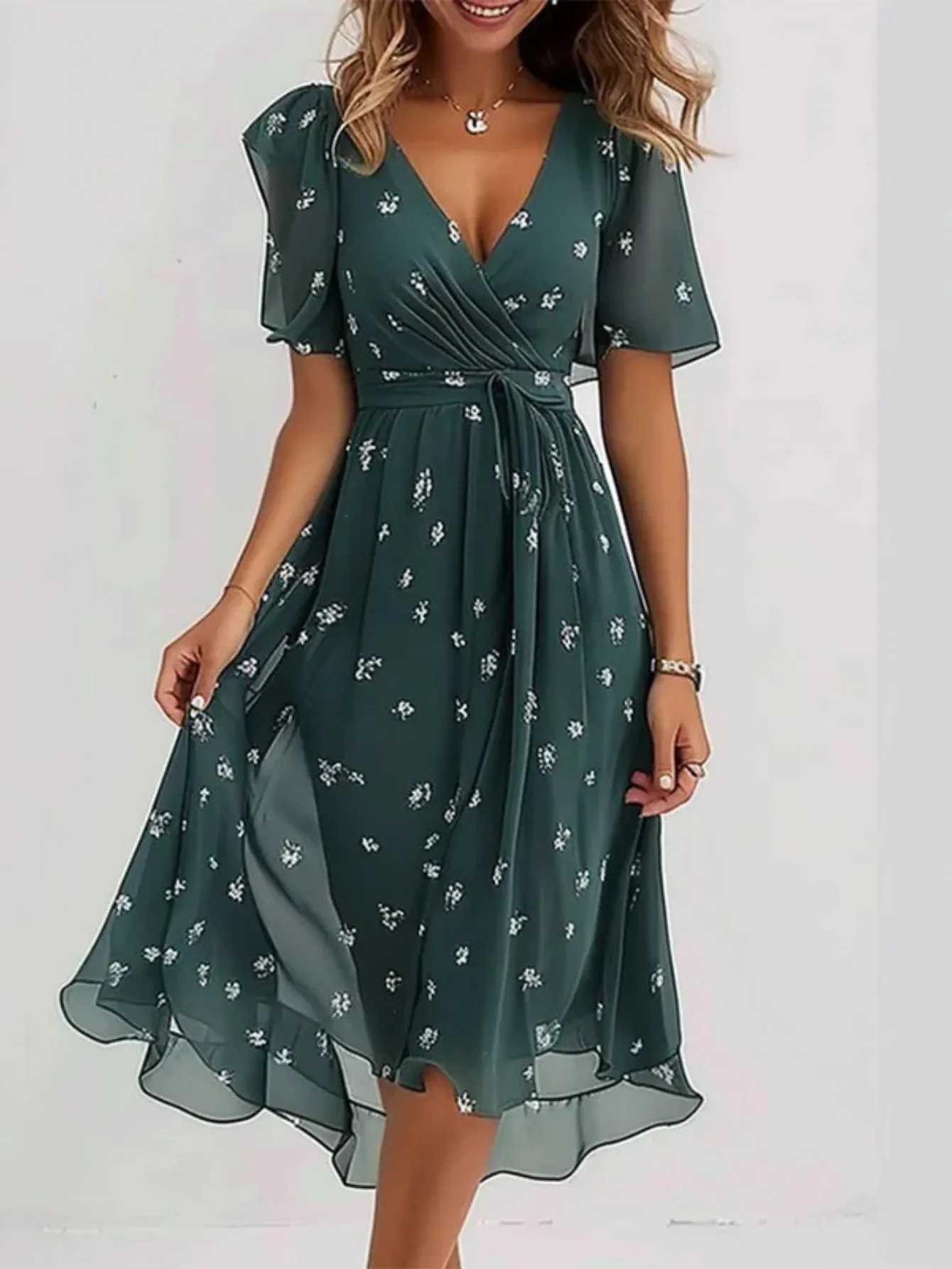 Elana | CASUAL BOHO GRADIENT DRESS