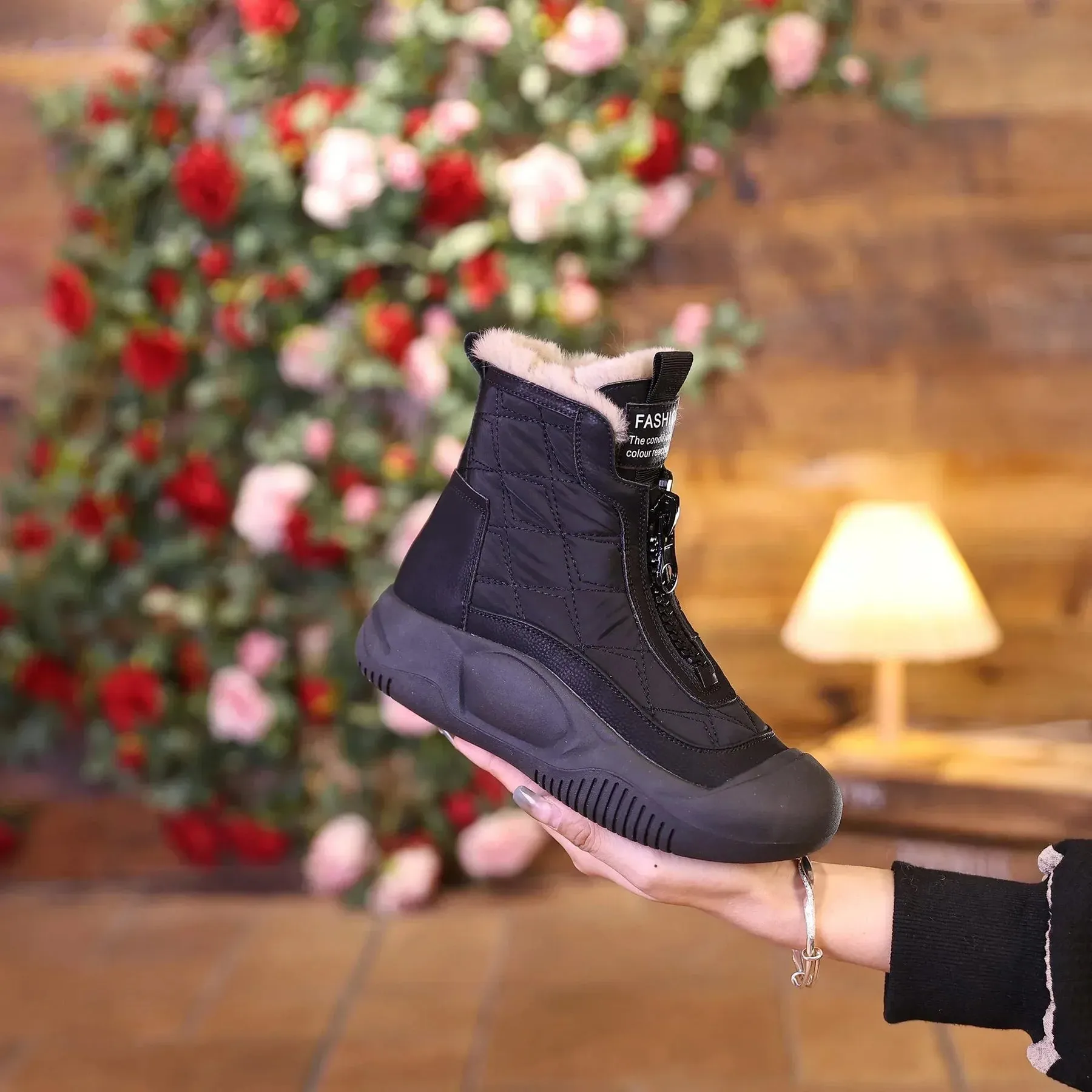 Elia - Stylische Winterstiefel mit Weicher Sohle für Frauen