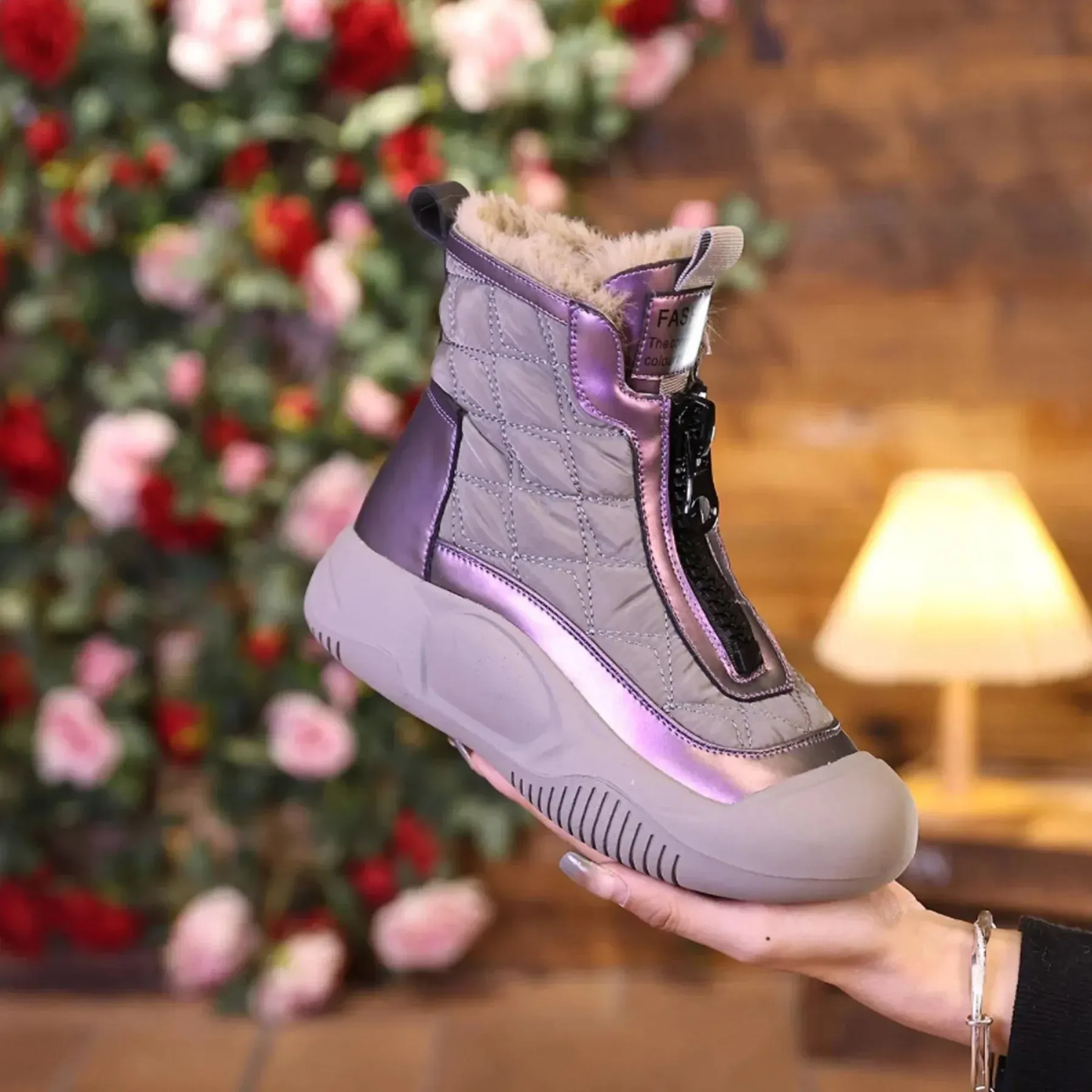 Elia - Stylische Winterstiefel mit Weicher Sohle für Frauen
