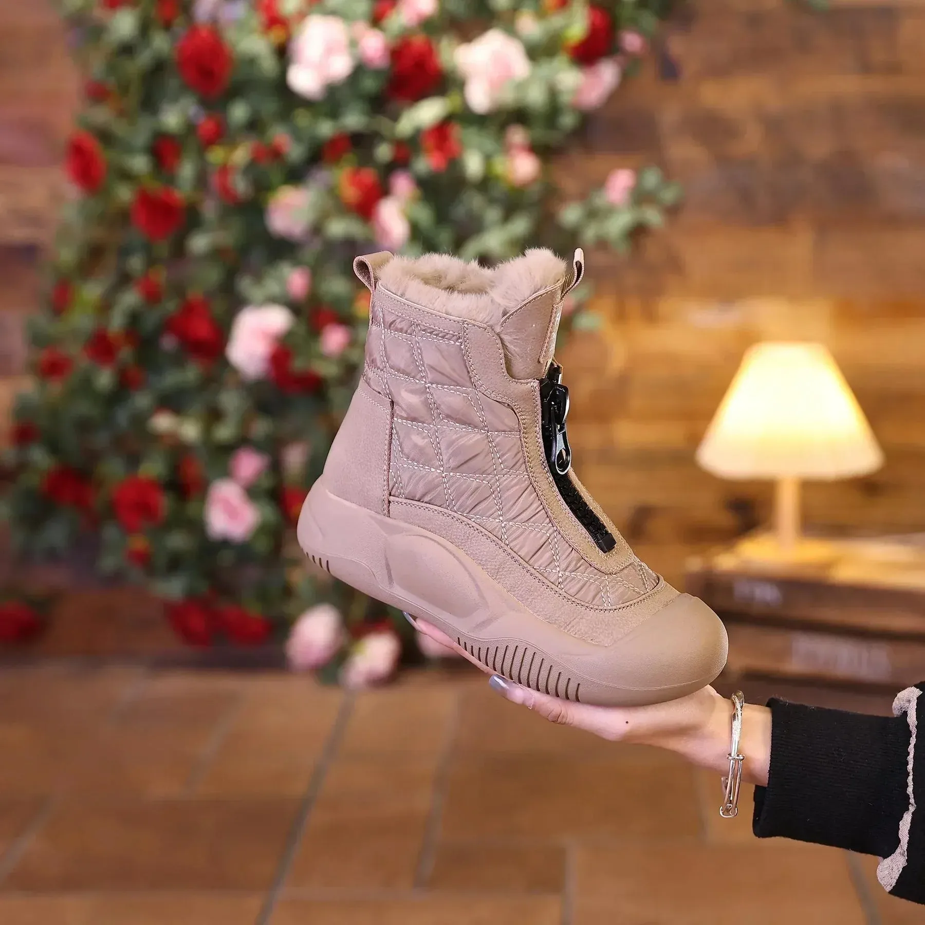 Elia - Stylische Winterstiefel mit Weicher Sohle für Frauen