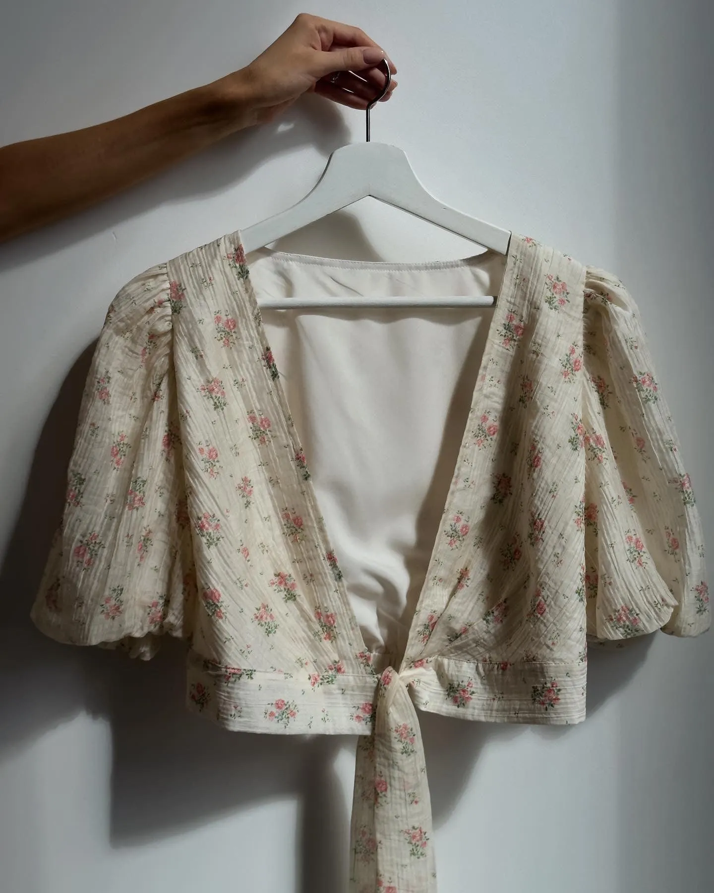 Floral Whisper Wrap Suit
