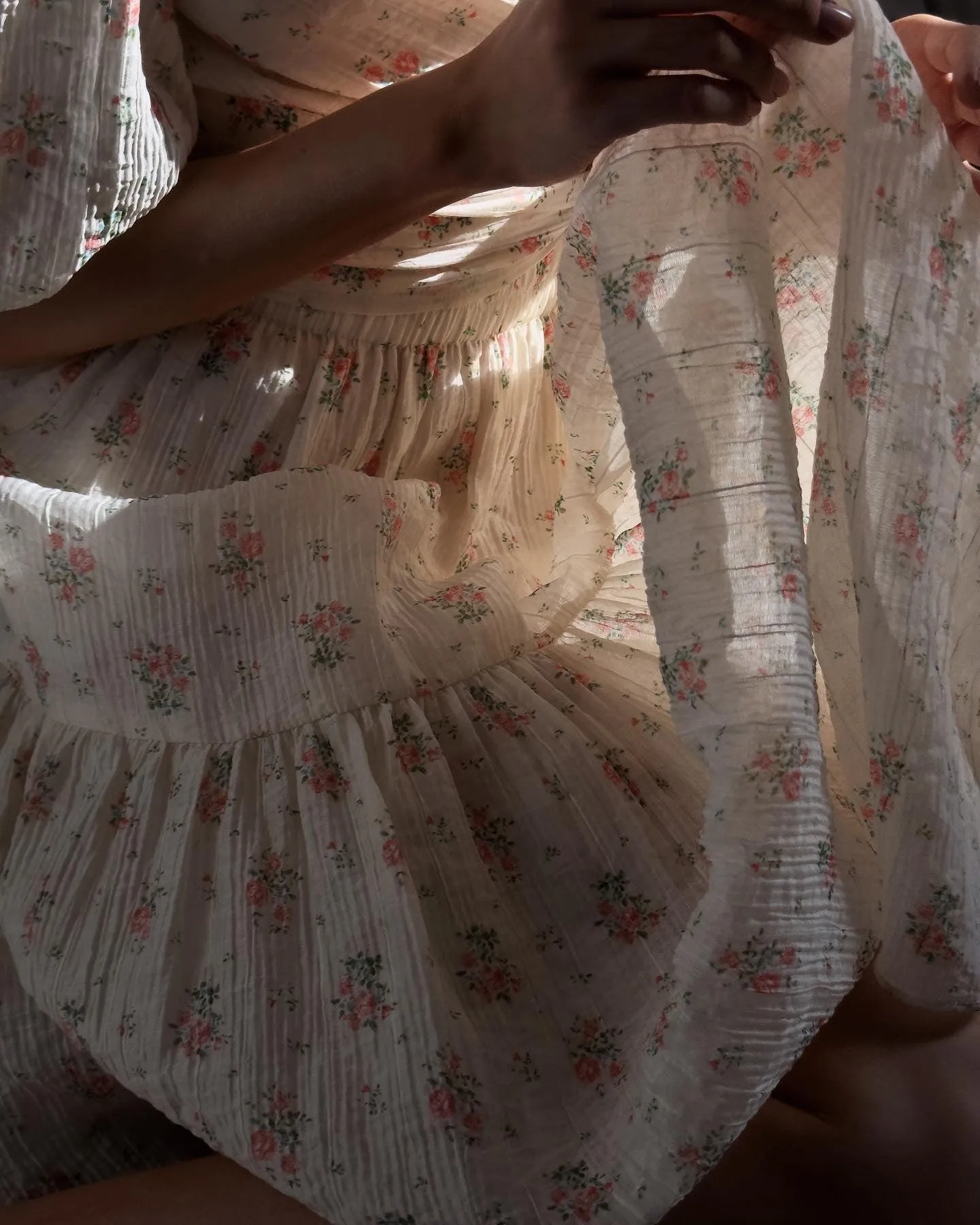 Floral Whisper Wrap Suit
