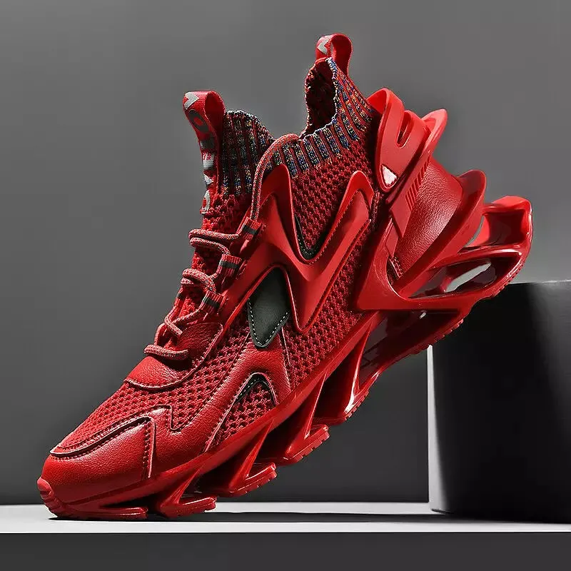 Gen-Z™ Sneakers Red Shark Blade Shoes 822