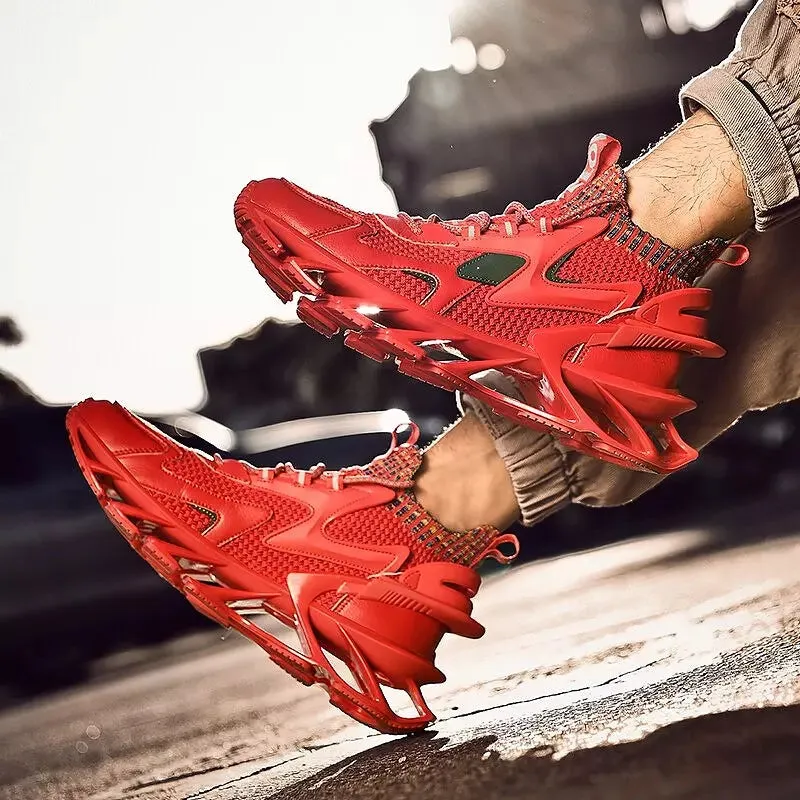 Gen-Z™ Sneakers Red Shark Blade Shoes 822