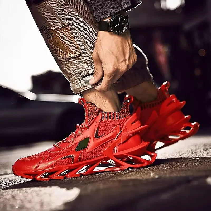 Gen-Z™ Sneakers Red Shark Blade Shoes 822