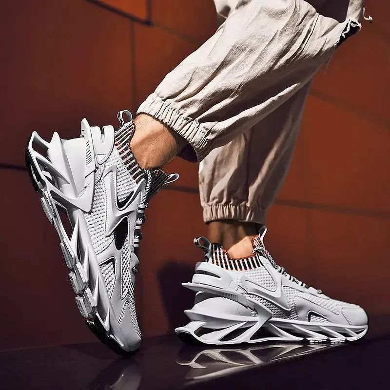 Gen-Z™ Sneakers Red Shark Blade Shoes 822
