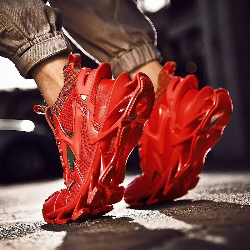 Gen-Z™ Sneakers Red Shark Blade Shoes 822