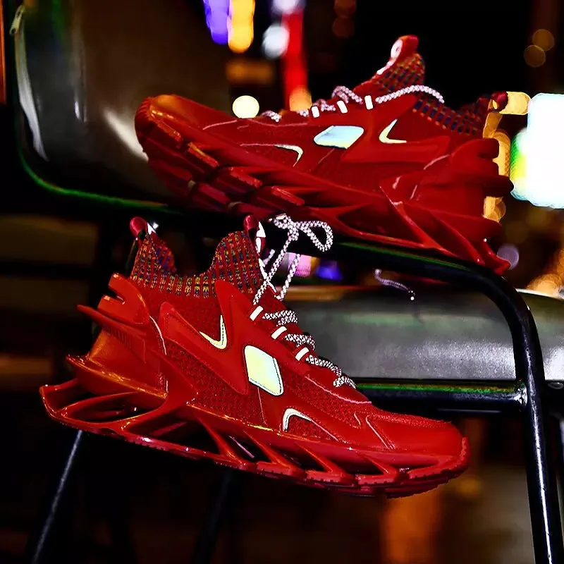 Gen-Z™ Sneakers Red Shark Blade Shoes 822