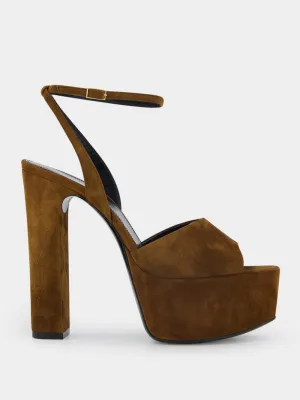 Jodie 150mm Suede Platform Sandals