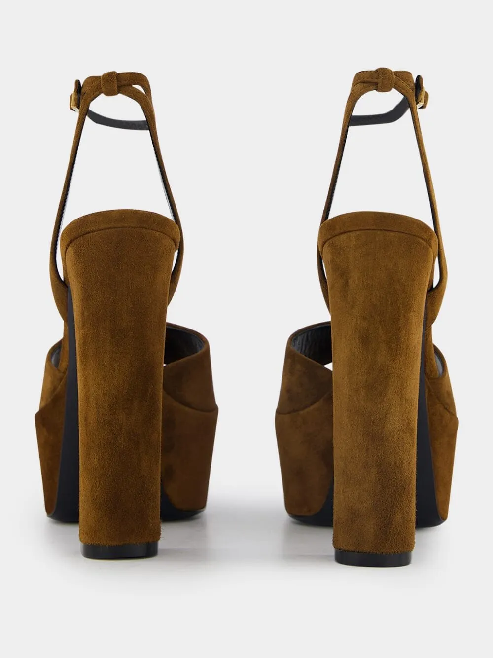 Jodie 150mm Suede Platform Sandals