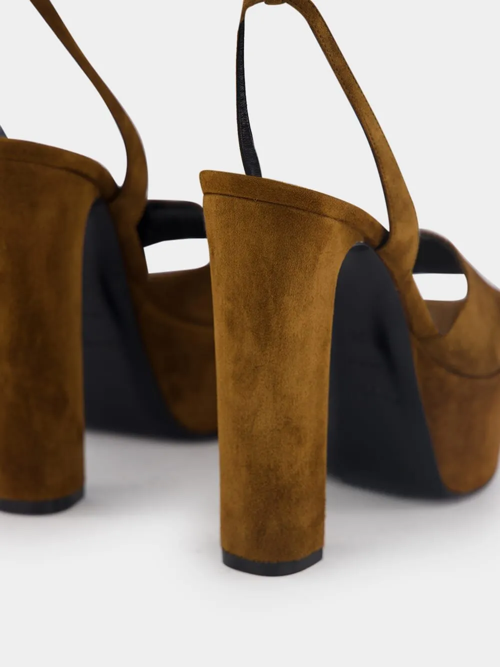 Jodie 150mm Suede Platform Sandals