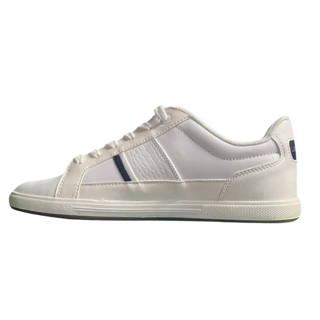 Lacoste Men's Europa Croc SPM White/Black Sneakers