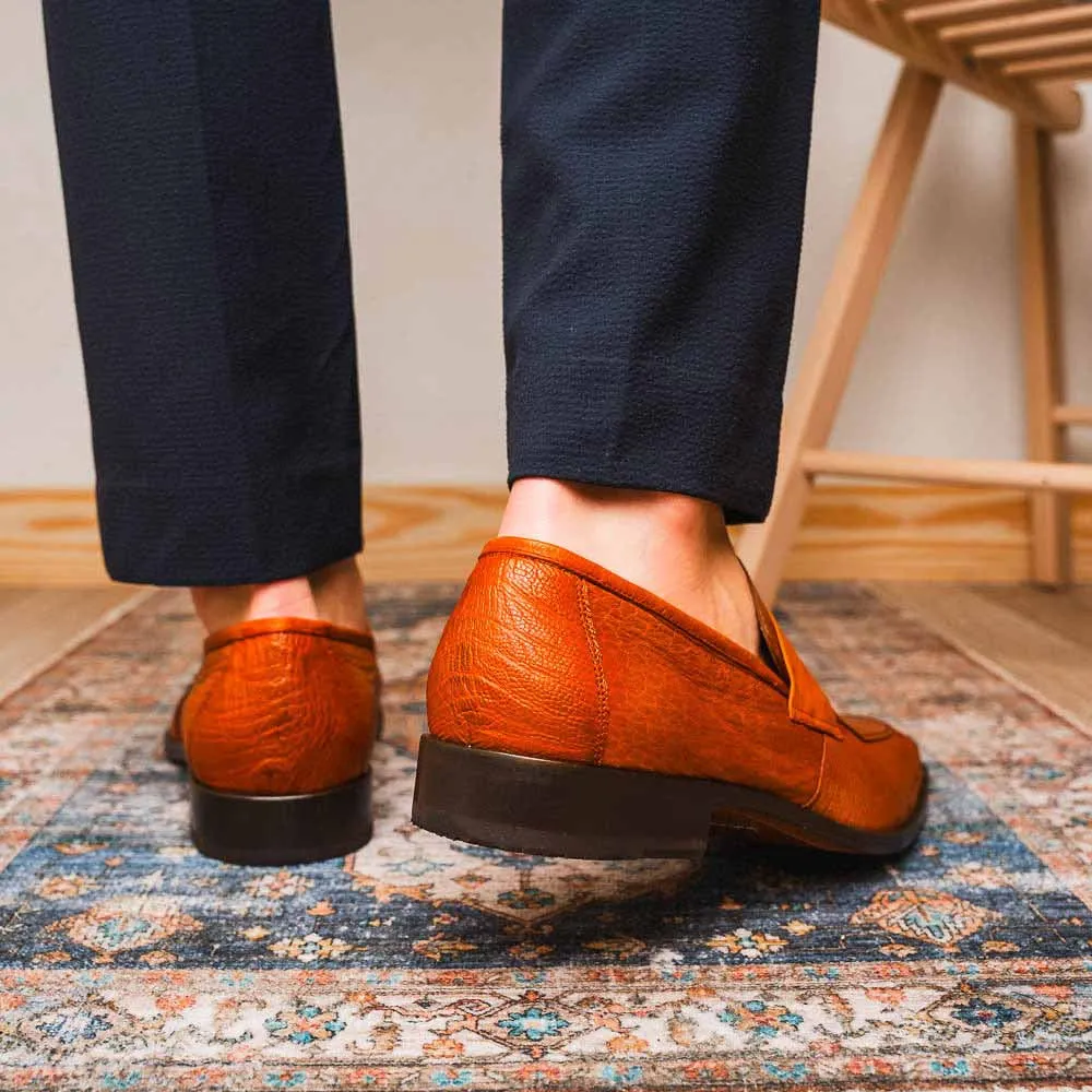Marco Di Milano Fangio Cognac Penny Loafers