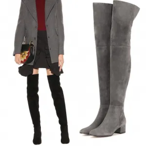 Mariana - elegante Stiefel mit über das Knie gehendem Absatz