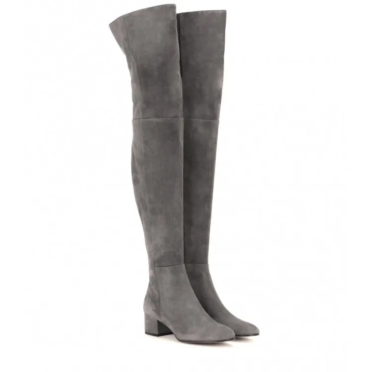 Mariana - elegante Stiefel mit über das Knie gehendem Absatz