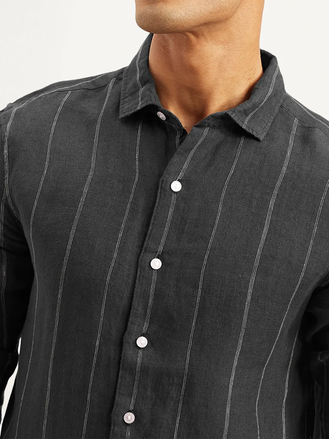 Men's Striped Slim Fit Shirt