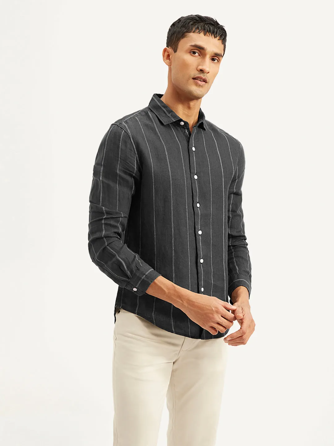 Men's Striped Slim Fit Shirt