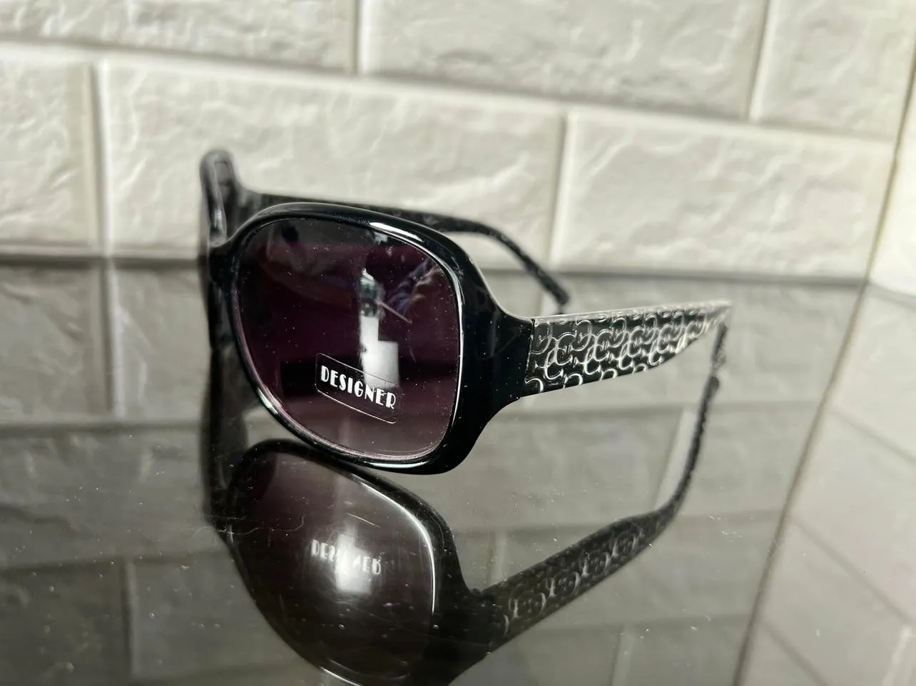 New Designer Rep. Sunglasses, 400 UV Protection! Stylish Gradient Lenses! Black-Silver