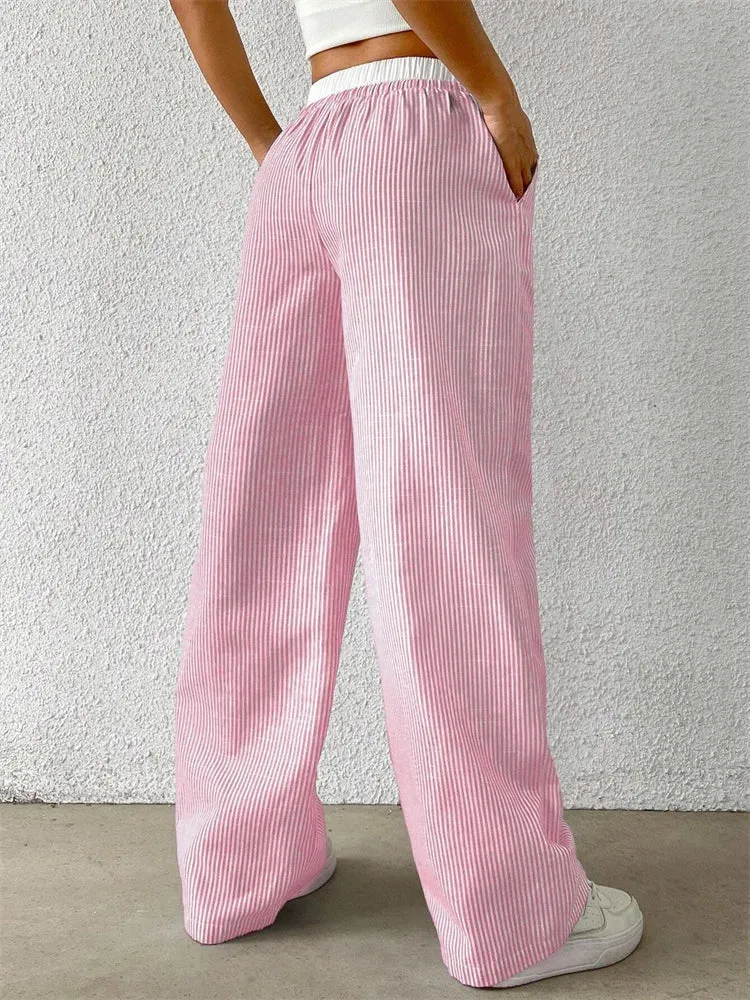 Orchard Atelier | Striped Wide Leg Pants