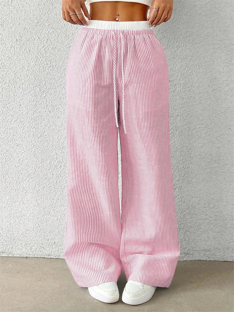 Orchard Atelier | Striped Wide Leg Pants