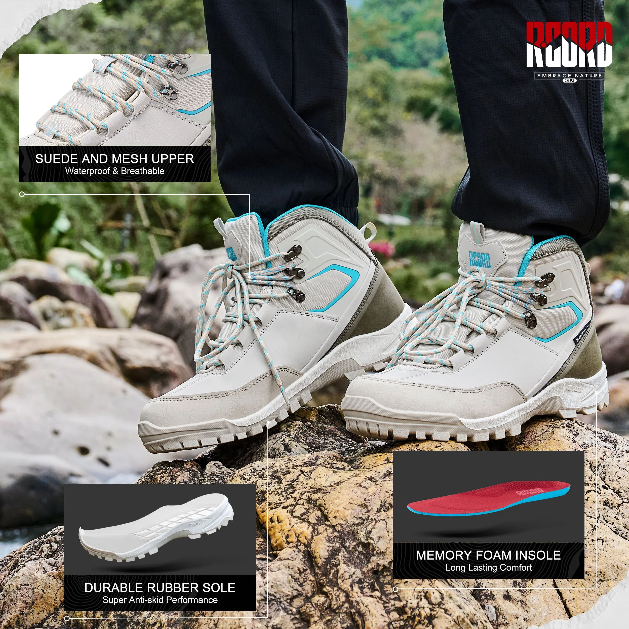 R CORD Women's Hiking Boots